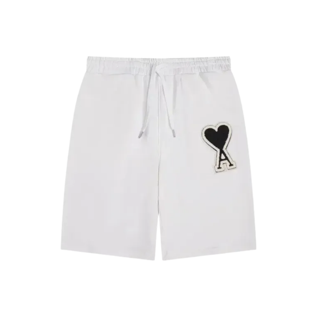 AMI Heart A Logo Casual Shorts